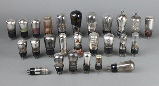 A collection of rare early valves including a Cosmos piptop, Philips 1807, Mazda AC/SG, Cossor Stentor 2, Pen23, Neutron, Adey HLC210, Osram U16, Majestic G80, Osram DEL210, Marconi HL?, Europa AC/L, ONYX, Marconi L2/B, Marconi HL210 and others all continuity tested (no other test performed)