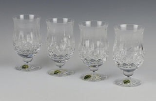 Four Waterford Crystal Lissmore pattern juice glasses, boxed  