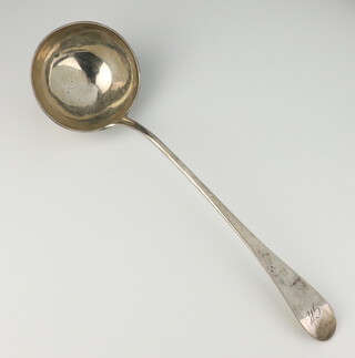A Danish silver ladle, 213 grams 