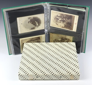 Two albums of Carte de Visite and early black and white portrait photographs 