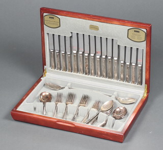 A Viners canteen of plated cutlery 