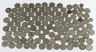 A quantity of pre 1947 coinage, 606 grams 
