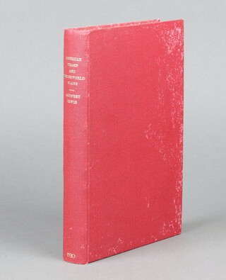 Irwin Godfrey, "American Tramp and Underworld Slang words and phrases" title continues "used by hoboes, tramps, migratory workers and those on the fringes of society, with their uses and origins with a number of tramp songs" pub. London and Norwich, circa 1930, 8vo bound in red cloth and gilt to spine
