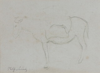 ** Philip Naviasky (British 1894-1983), pencil sketch of a horse 23cm x 31cm ** Please Note - Artist's Re-sale Rights may be payable on this lot