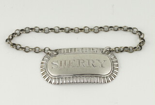A George III sherry label London 1817, Samual Knight 
