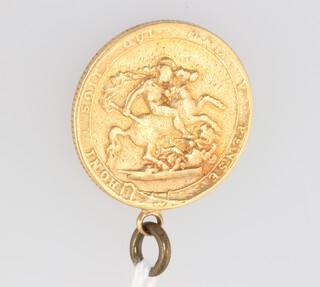 A sovereign 1817, drilled 