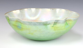 Yalos Murano, an Italian freeform glass bowl 15cm x 41cm 