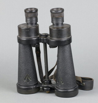 Barr and Stroud, a pair of 7 x Military issue binoculars with crows foot mark, marked Barr and Stroud 7 X CF 41 A.P.900A 38190 