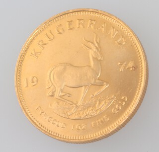 A 1974 Krugerrand 