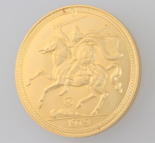 A 1979 Isle of Man 22ct gold coin 