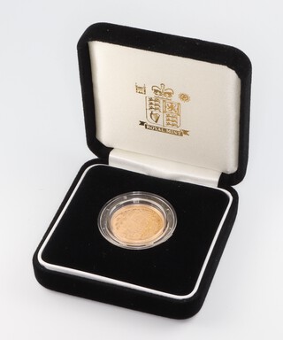 A 2002 limited edition proof sovereign no.09397 boxed 