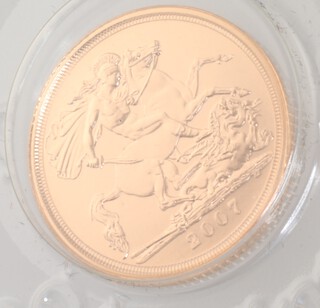 A 2007 half sovereign 