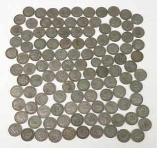 A quantity of pre-1947 shillings, 639 grams 