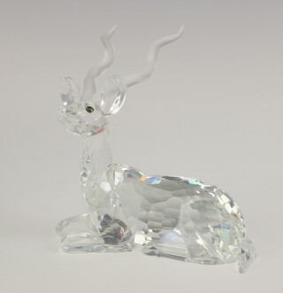 A 1994 Swarovski Inspiration Africa Kudu 11cm, boxed and with certificate 