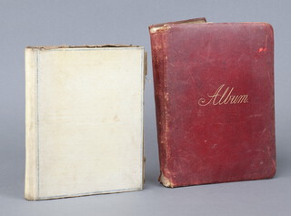 A late 19th/early 20th Century pair of scrap books consisting religious writings, pictures, poems and drawings  