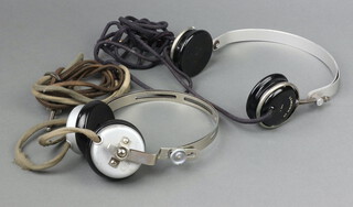 A pair of S.G.Brown Ltd. Type F earphones together with a pair of Beeston earphones 
