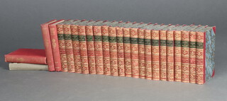 Strickland Agnes, "Lives of The Queens of Scotland and English Princesses" Blackwood and Son Edinburgh 1850 (8 vols) and "Lies of The Queens of England From The Norman Conquest" Colburn London 1840 (12 vols), quarter bound in red calf and marble boards, marbled book block, spine gilt decoration and 5 raised bands, 8vo. 