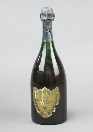 A bottle of Dom Perignon Cuvee Champagne 1964 