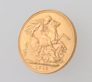 A George V sovereign 1912 