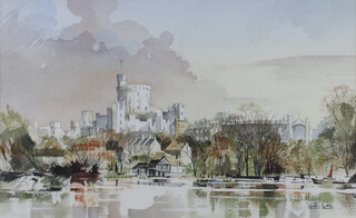 Dennis Lord (1926-2013) watercolour "Windsor Castle" signed 34cm x 40cm 