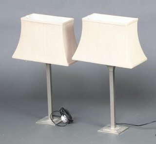 A pair of Art Deco style table lamps 37cm 