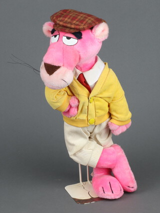 A United Artists figure of a plush standing Pink Panther 30cm 