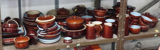 A collection of Denby tableware 