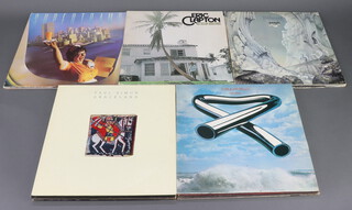 A quantity of records including Eric Clapton "46 Ocean Boulevard", Carol King "Tapestry", etc 