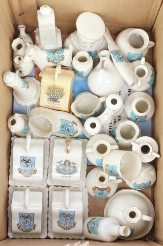 A quantity of Horsham crested china 