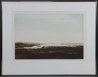 John McNulty print signed in pencil, "Headland 2", no.6 of 175, 40cm x 60cm 