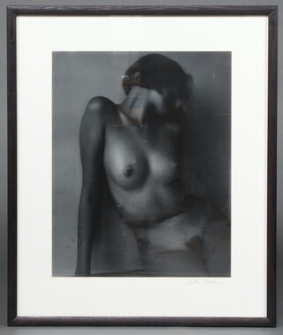 Photographic print, study of a naked female 49cm x 38cm 