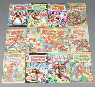 Marvel Comics, 13 early editions of Captain Britain 