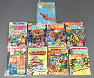 A collection of mixed Marvel and DC copper and bronze age comics 