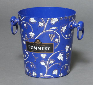 A Pommery pressed metal champagne ice bucket