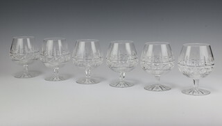 A set of 6 Waterford Crystal brandy glasses 