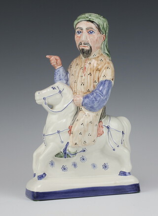 A Rye Pottery figure - Canterbury Tales Geoffrey Chaucer, 31 cm 