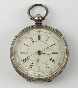 A Continental 935 key wind pocket watch contained in a 50mm case 