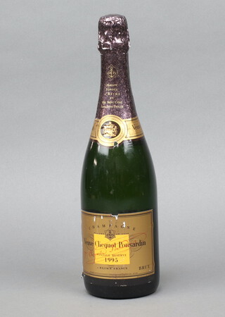 A bottle of 1995 vintage reserve Veuve Clicquot champagne 