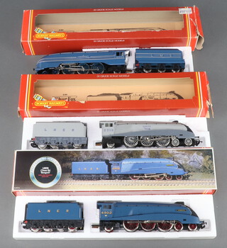 A Hornby Dublo 372 LNER Seagull boxed, ditto R.9099 LNER Silver Fox, ditto R.685 LMS Coronation 