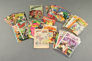 Marvel and DC comics, a collection of mixed silver and bronze age comics