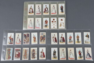 Wills cigarette cards, Coronation Series circa 1902 W.6, two complete sets of 60, one set wide arrow, the other set narrow arrow 