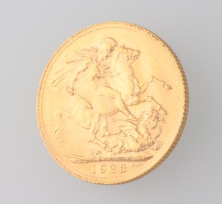 A George V sovereign, 1923