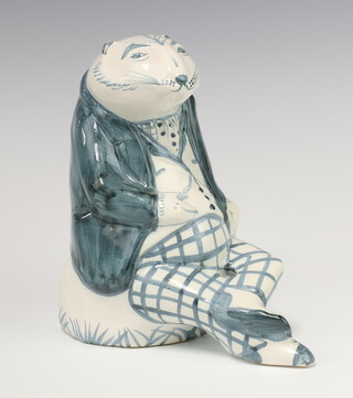 A Rye Pottery figure of Ratty by David Sharp 17cm 