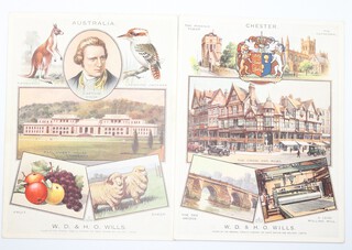 Wills cigarette cards, 3 sets of 133 x 101mm cards to include The British Empire, Cities of Britain and Industries of Britain 