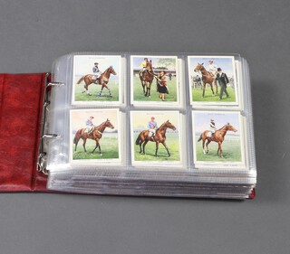 Wills cigarette cards, a Glen binder of various sets to include Race Horses and Jockeys 1938, Trees, The Kings Art Treasures, Roses, Modern British Sculpture, Wild Flowers (x2), Animalloys Sectional, Alligator, Antelope, Armadillo, Buffalo, Hippopotamus, Iguana, Leopard, Possum, Platypus, Porcupine, Racoon, Rhinoceros, Tortoise, Wapiti, Weasel and Wolverine, Sectional Paintings - Mother and Son, "When Did You Last See Your Father", "Between Two Fires", "The Boyhood of Raleigh", "The Laughing Cavalier" and "The Toast" 