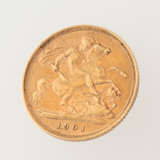 A half sovereign 1901