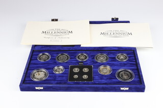 A United Kingdom Millennium silver coin collection no.2342 of 15000, cased