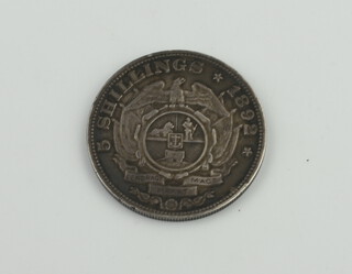 An 1892 African 5 shillings 