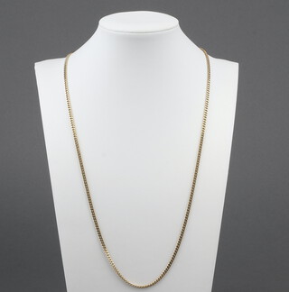 A 9ct yellow gold necklace 71cm, 16.3 grams 