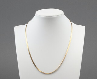 A yellow metal 14k necklace 41cm, 4.2 grams 